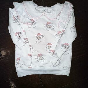 Santa Print Kids Sweatshirt